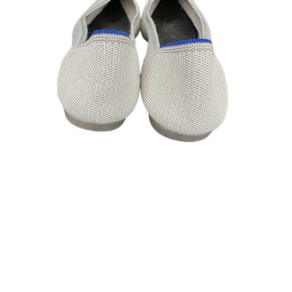 Rothy's Gray Flax Birdseye The Point Ballet Flat Size 8 1/2 MISSING INSOLES - Picture 6 of 7
